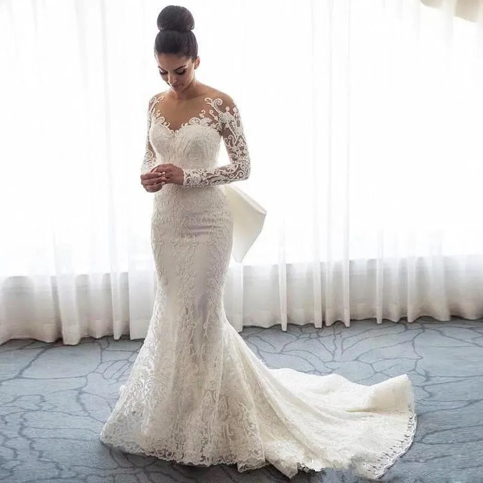 2 Pieces Luxury Wedding Dresses Detachable Train