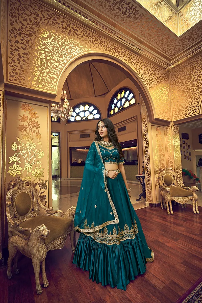 Aahvan Western Style Designer Lehenga Choli