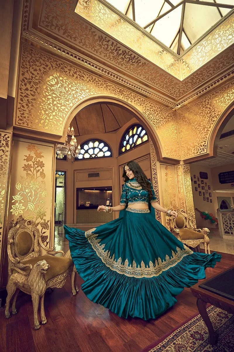 Aahvan Western Style Designer Lehenga Choli