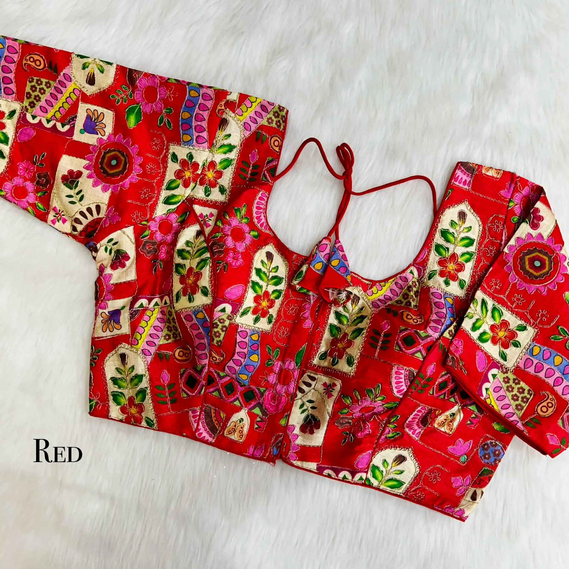 Bollywood Western Style Phantom Silk Blouse