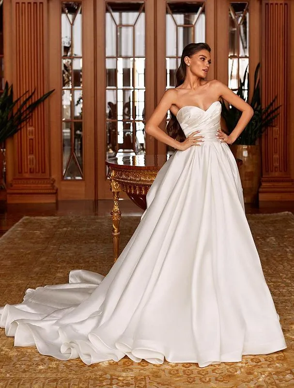 Bombastic White Wedding Dress