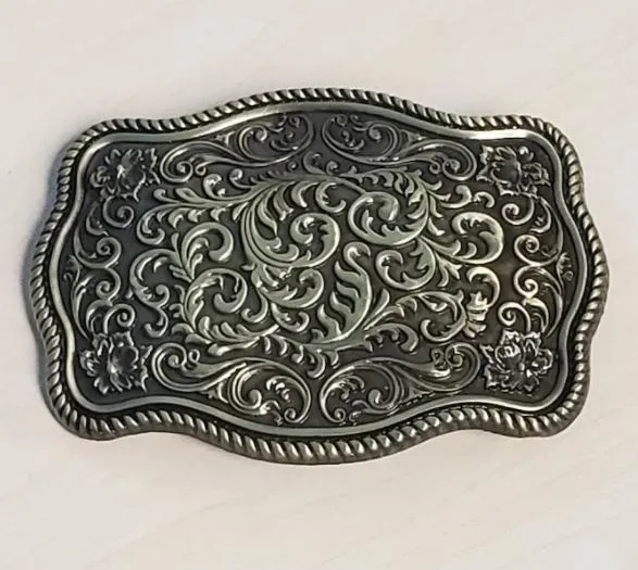 BU65 Gold Western Style Belt Buckle