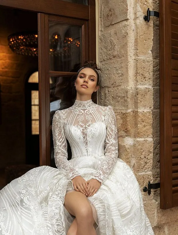 Candescent White Wedding Dress
