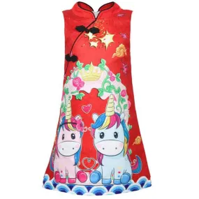 Chinese Style Unicorn Dress