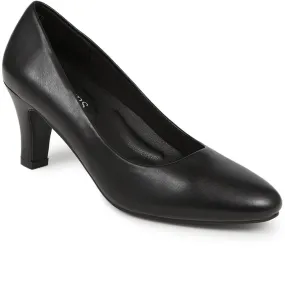Cone-Heeled Court Shoes - WK40007 / 326 149
