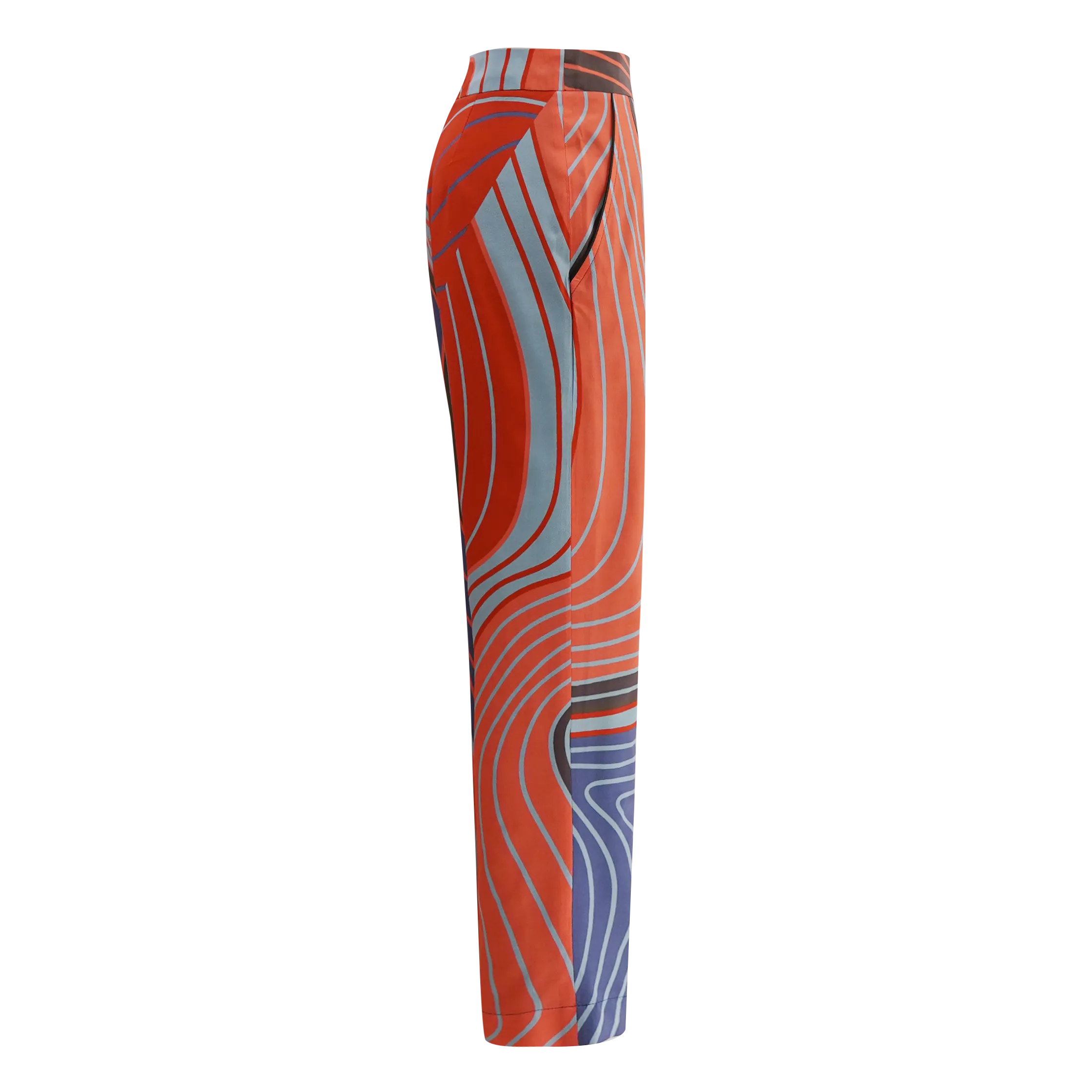 【CONTOUR HK】100% Silk Tapered Pants
