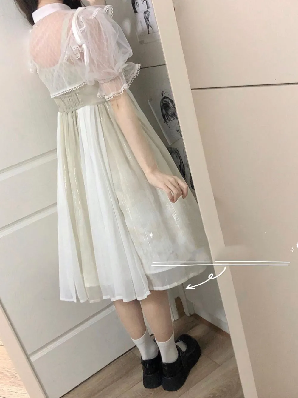 Cornfield Lolita~Wind Singing Lily~Qi Lolita Embroidered Dress Suit