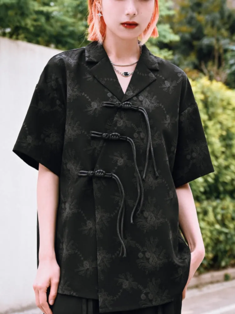 Dark Chinese Style Short Sleeve Zen T-Shirt