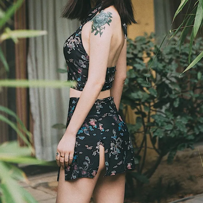 Dragon Cheongsam Swimsuit SD01615