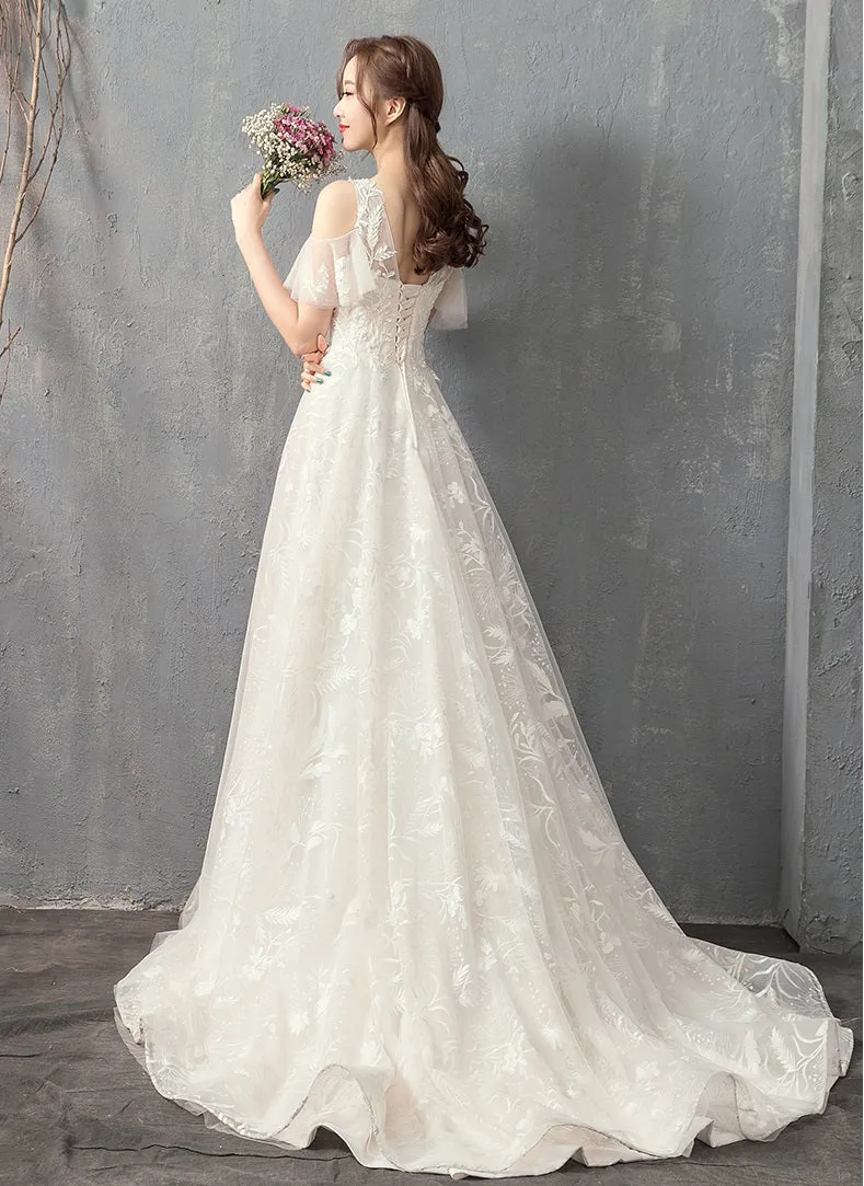 Early Spring 2023  starry sky small trailing light wedding dress- Douyin