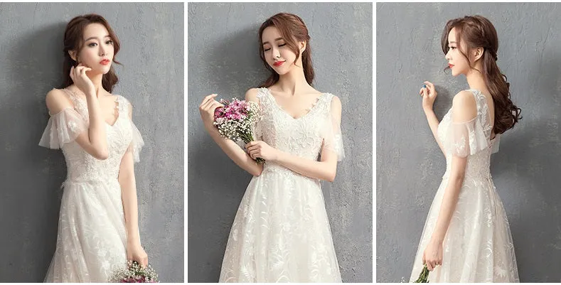 Early Spring 2023  starry sky small trailing light wedding dress- Douyin