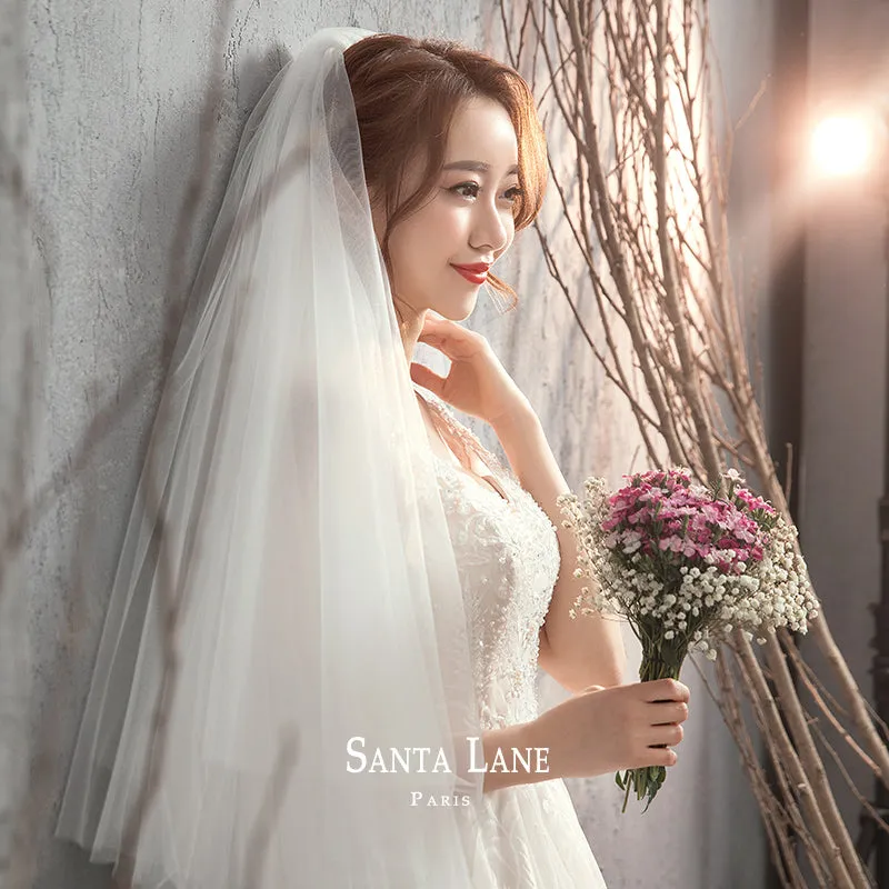 Early Spring 2023  starry sky small trailing light wedding dress- Douyin