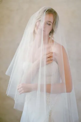 Ethereal Illusion Blusher Cathedral length veil
