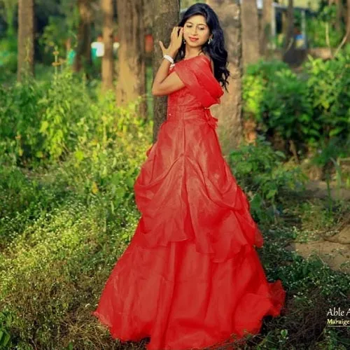 G142, Red Hood Ball Gown, Size (XS-30 to L-36)