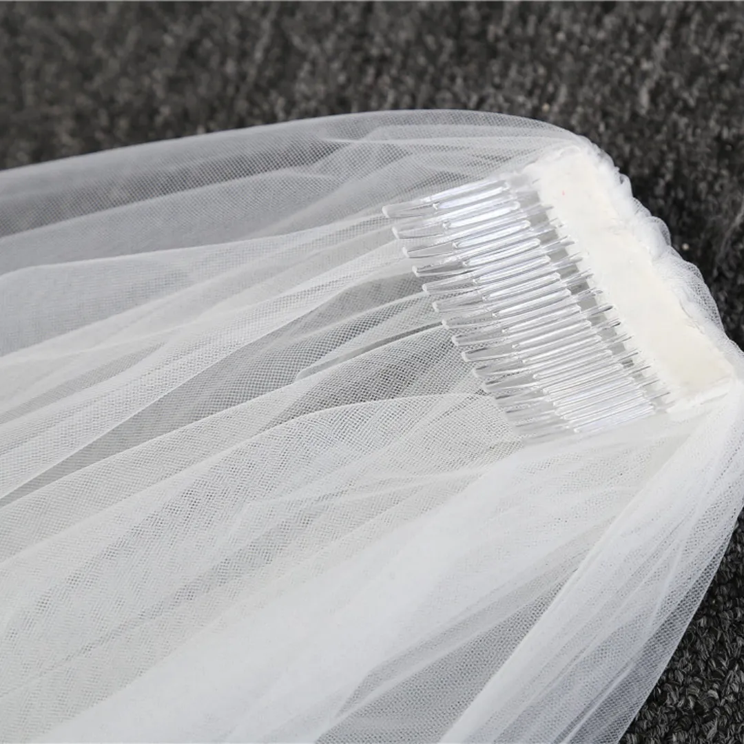 GownLink's  4 Meters Long Bridal Veil Cathedral Christian & Catholic Wedding GLVHML007