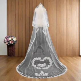 GownLink's  Bridal Veil for Christian and Catholic Weddings GLVHL31