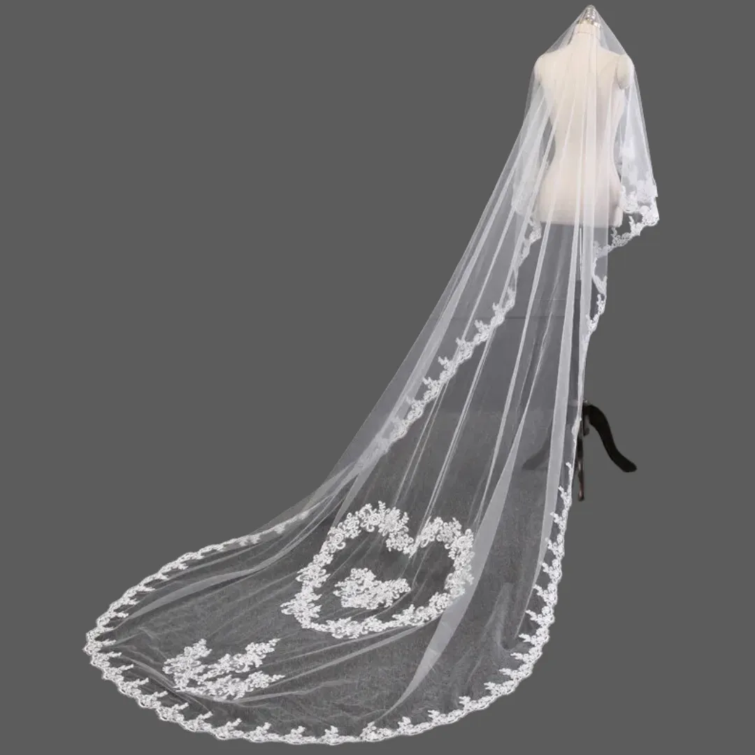 GownLink's  Bridal Veil for Christian and Catholic Weddings GLVHL31