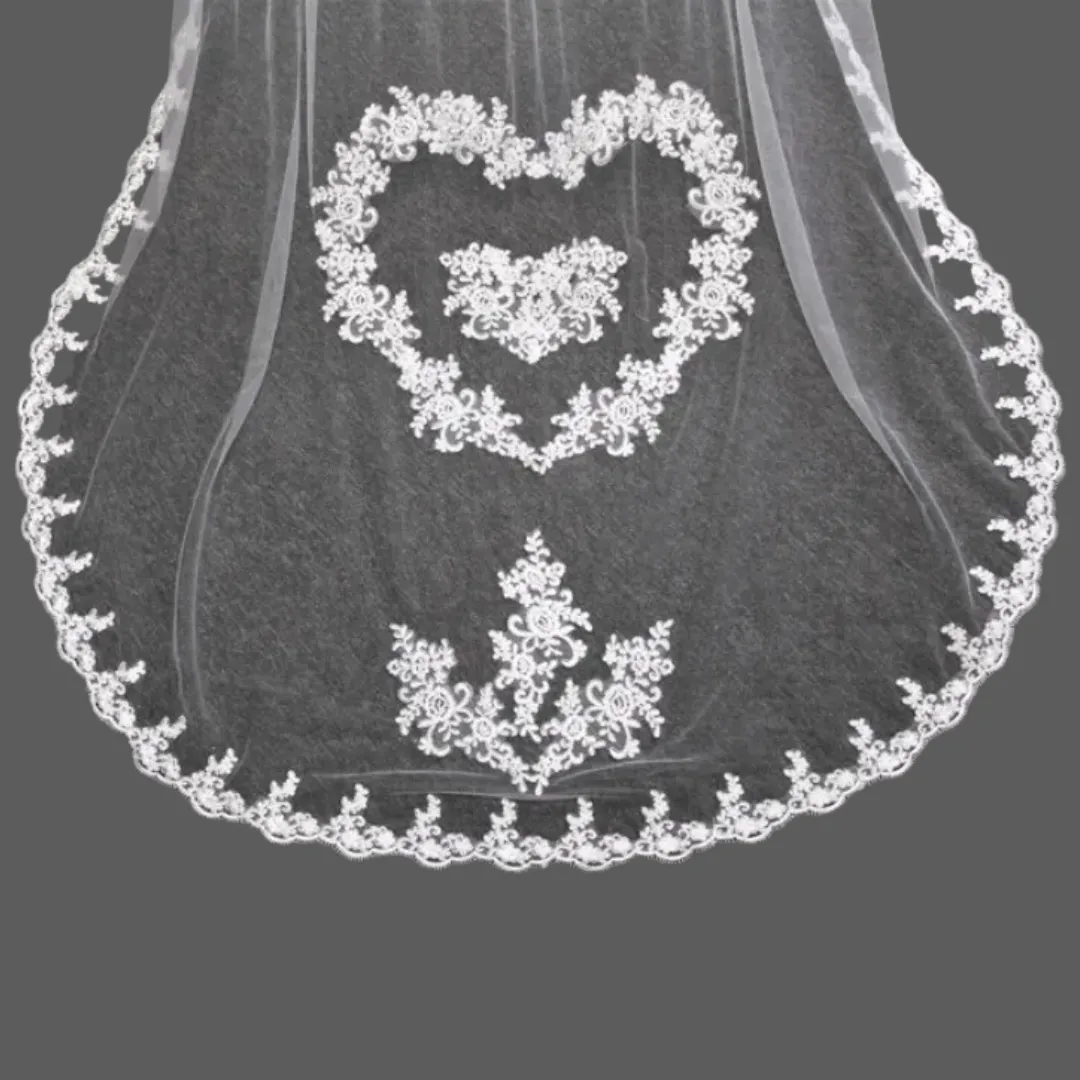 GownLink's  Bridal Veil for Christian and Catholic Weddings GLVHL31