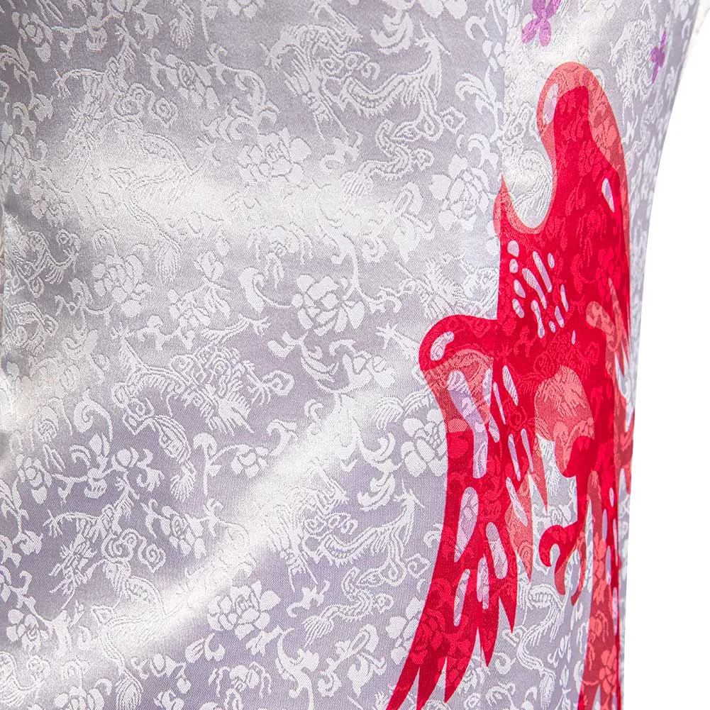 Hell's Paradise Jigoku Raku Sagiri Cosplay Costume Cheongsam Dress Halloween Carnival Party Disguise Suit