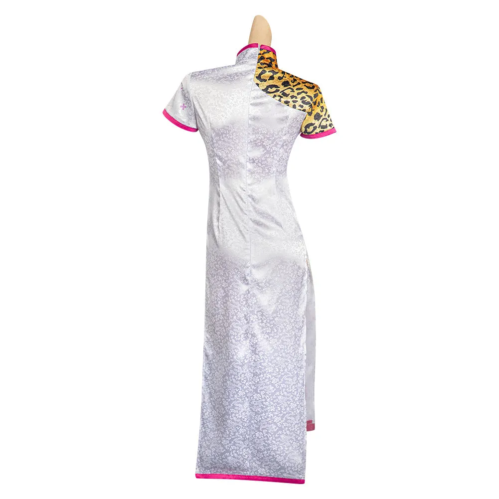 Hell's Paradise Jigoku Raku Sagiri Cosplay Costume Cheongsam Dress Halloween Carnival Party Disguise Suit