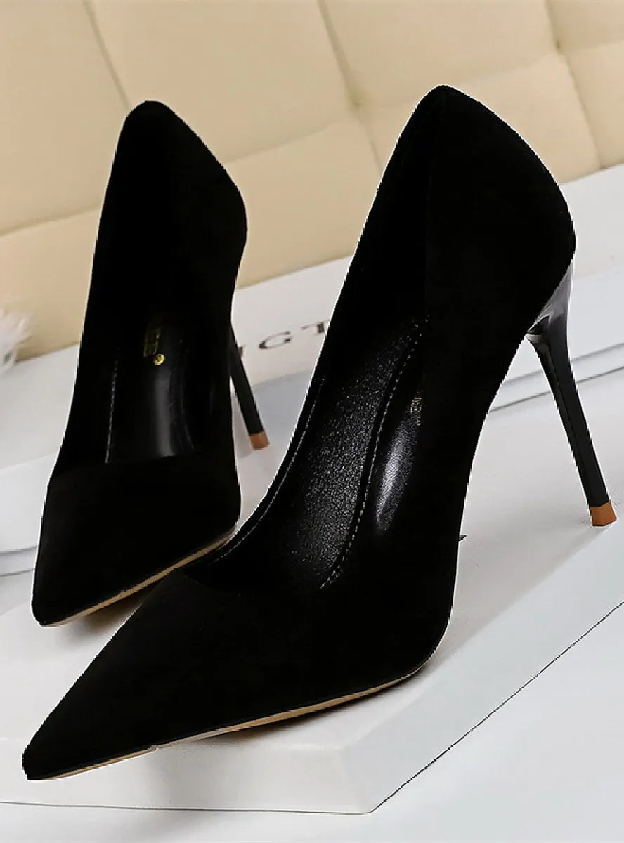 High-heeled Pointed Mouth Shoes