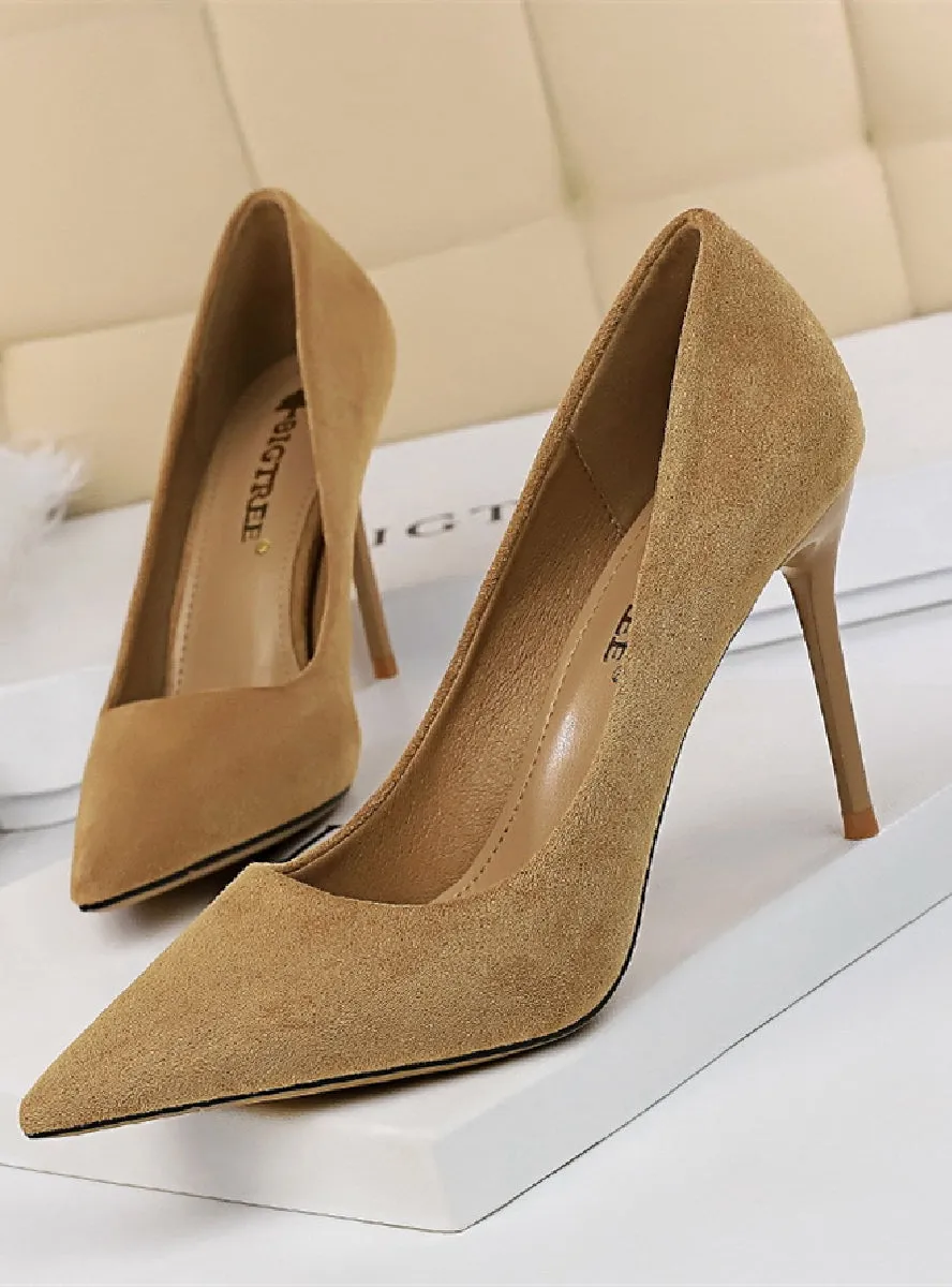 High-heeled Pointed Mouth Shoes