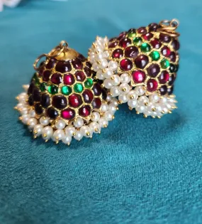 Jhumka/Jimmikki Temple Jewelry | 16 Bit | Original Temple Jewelry