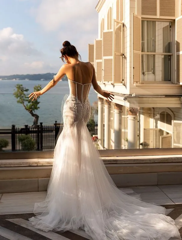 Luscious White Wedding Dress