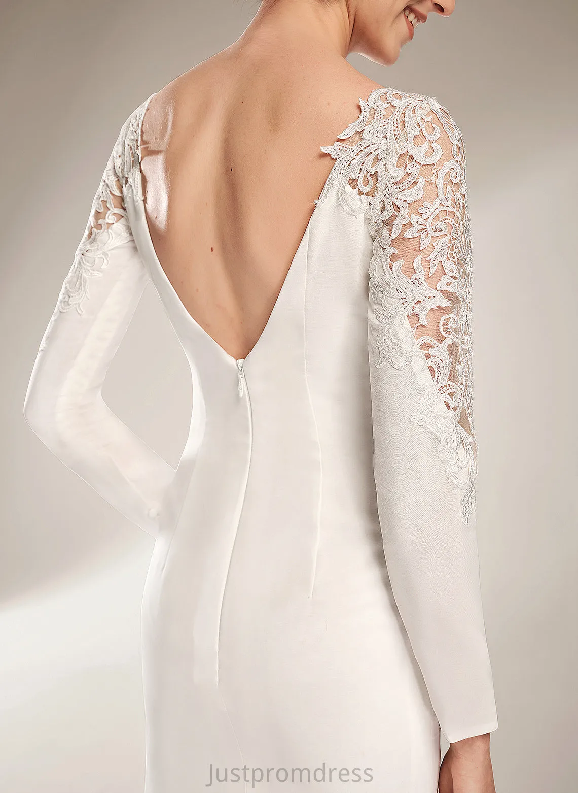 Neck Train Wedding Dresses Dress With Hanna Wedding Scoop Lace Court Trumpet/Mermaid