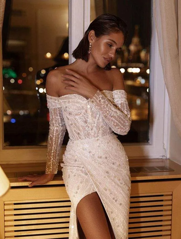 Old Squaw White Wedding Dress