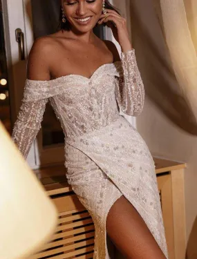Old Squaw White Wedding Dress