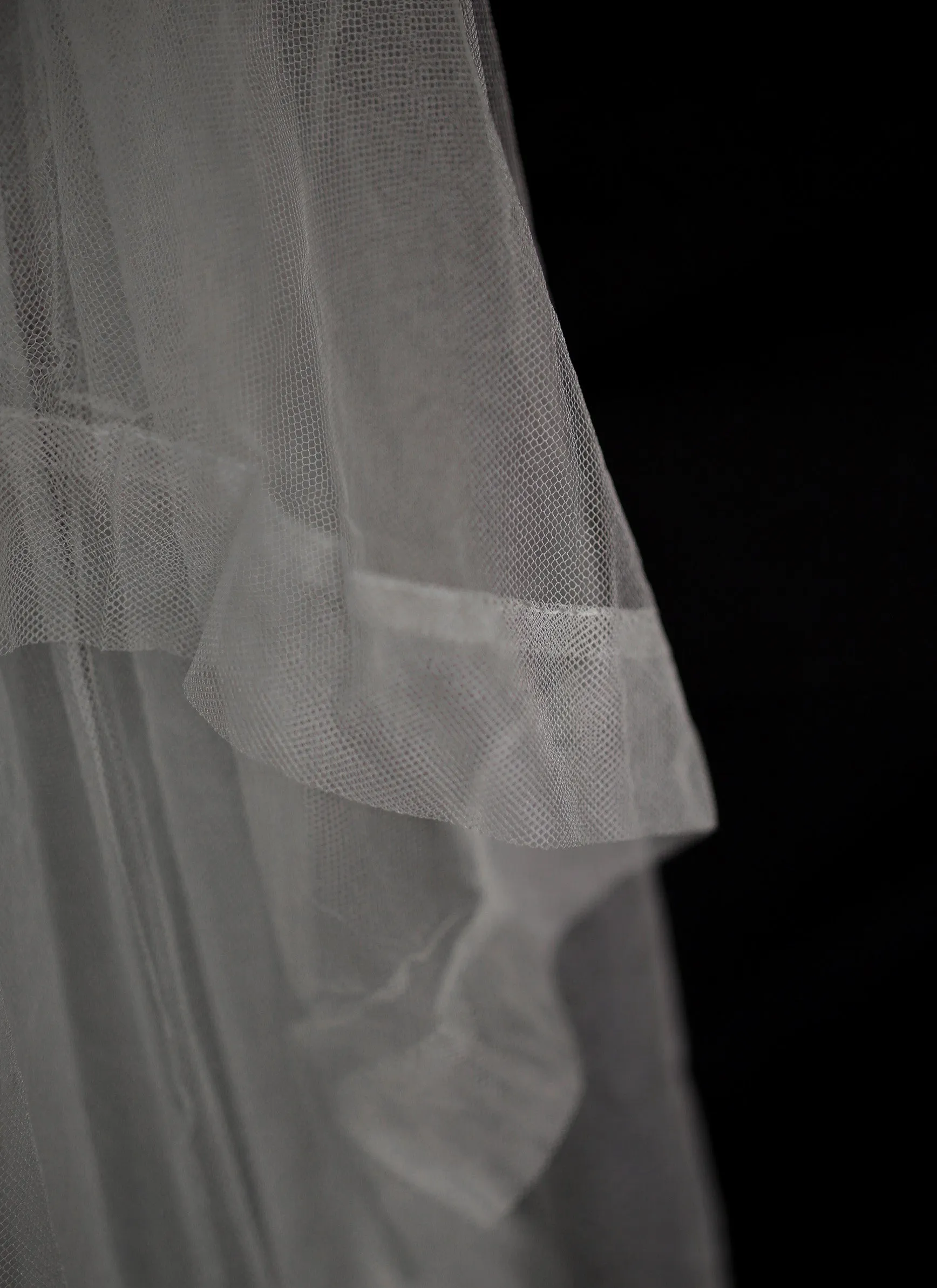 Original Vintage 1920s Silk Tulle Veil