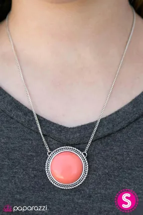 Paparazzi Necklace ~ Whats Poppin? - Orange