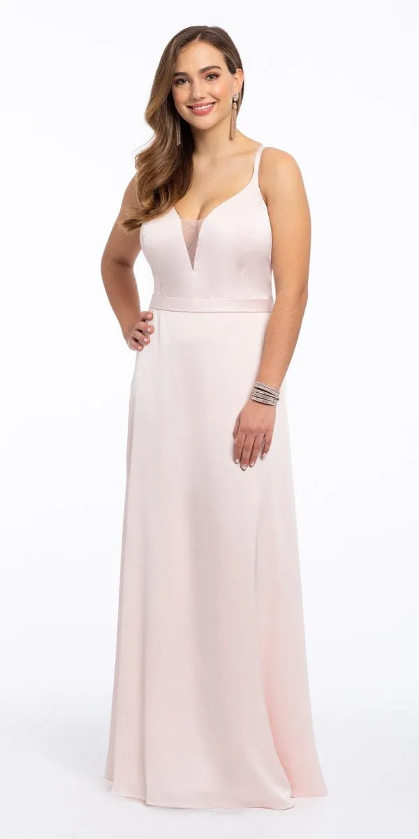 Plunge Crepe X-Back Dress - Petite
