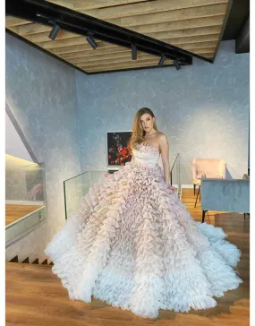 Puffy Ball Gown Wedding Dress