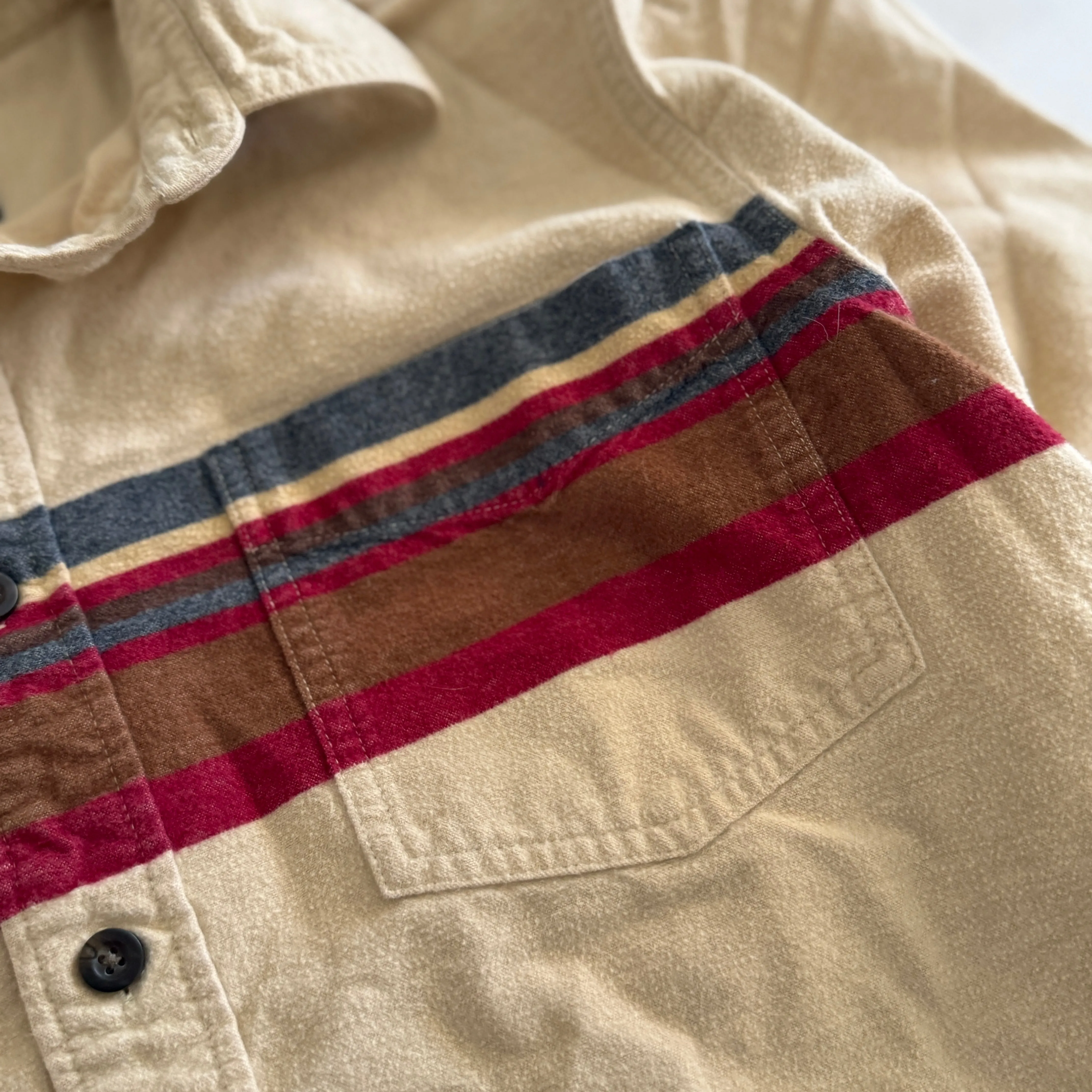Secondhand Eddie Bauer, Western Style Button Down Shirt