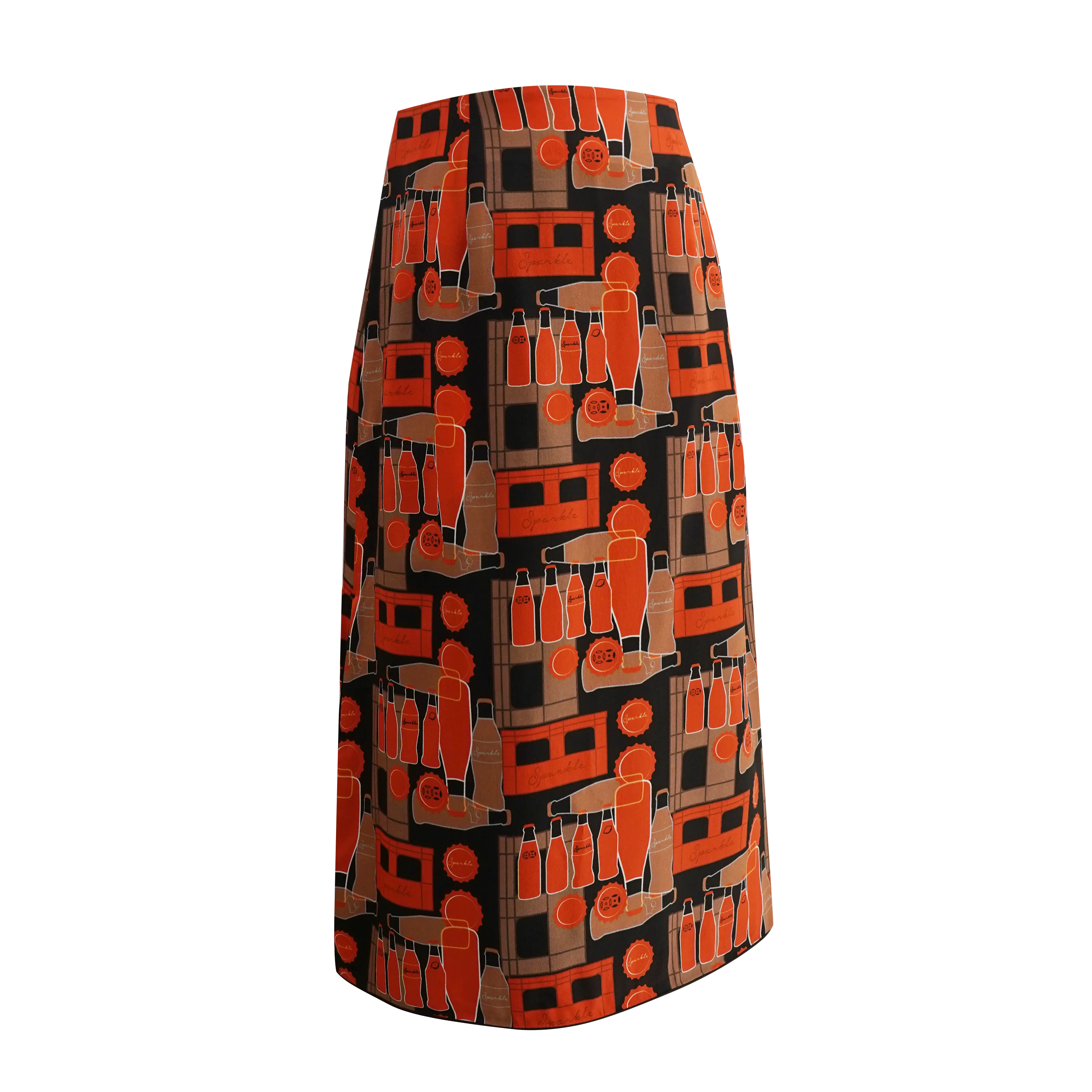 【SODA CRATE】100% Silk Cheongsam Skirt (香港士多) (汽水情緣)