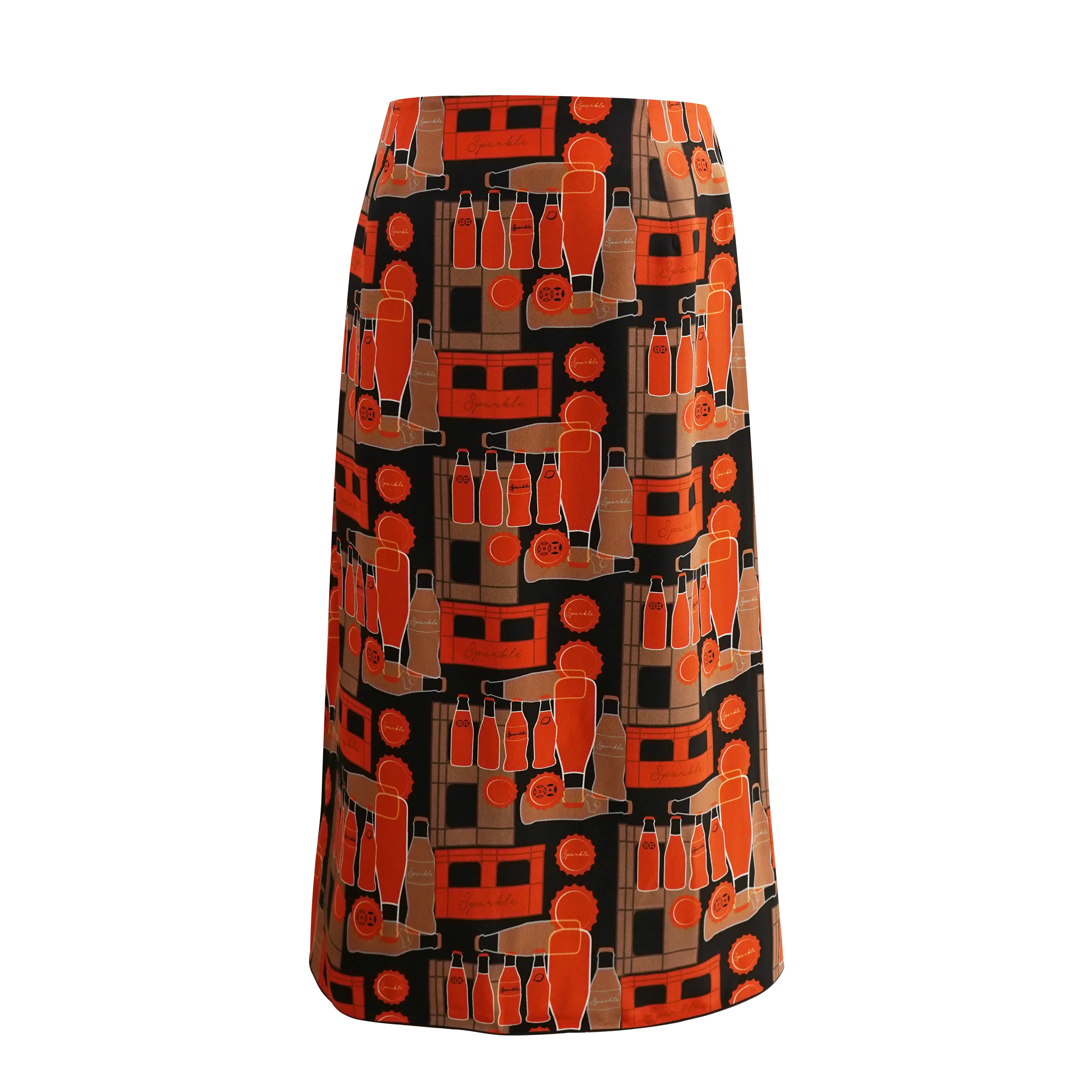 【SODA CRATE】100% Silk Cheongsam Skirt (香港士多) (汽水情緣)