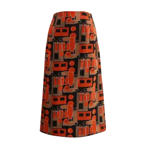 【SODA CRATE】100% Silk Cheongsam Skirt (香港士多) (汽水情緣)