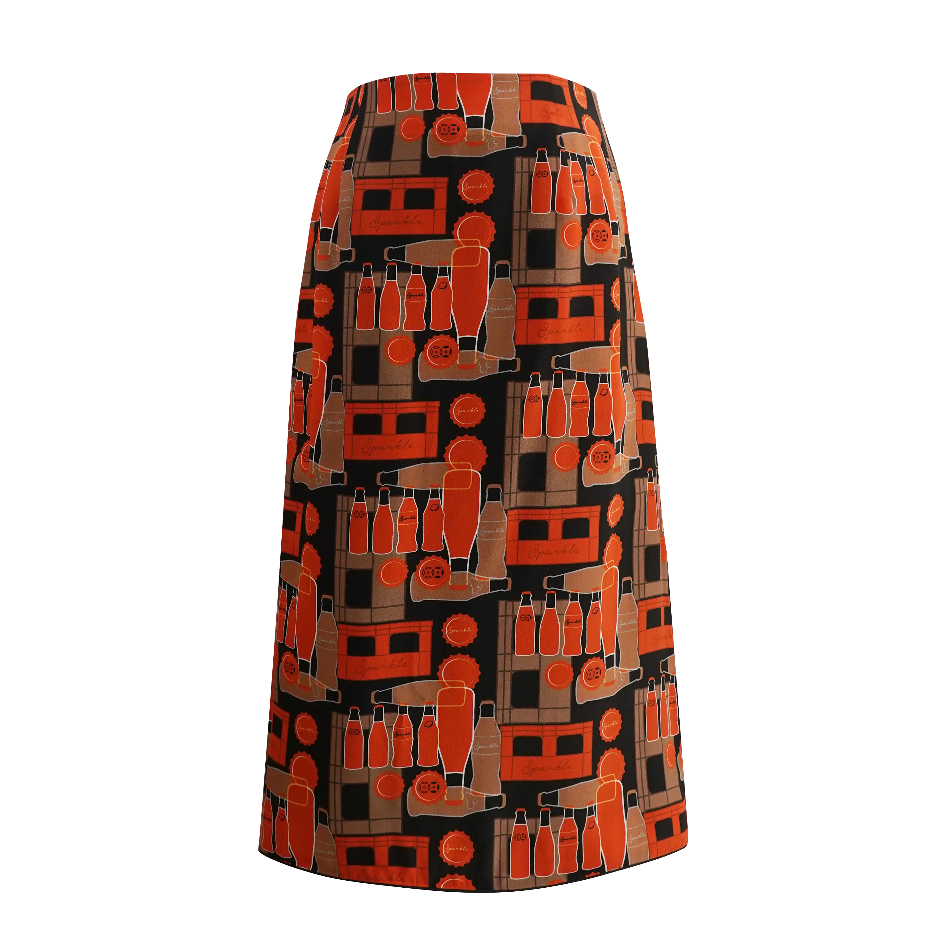 【SODA CRATE】100% Silk Cheongsam Skirt (香港士多) (汽水情緣)