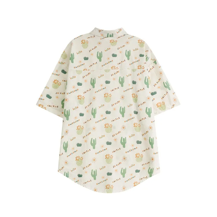 Summer Sweet Style Short Sleeve Shirt