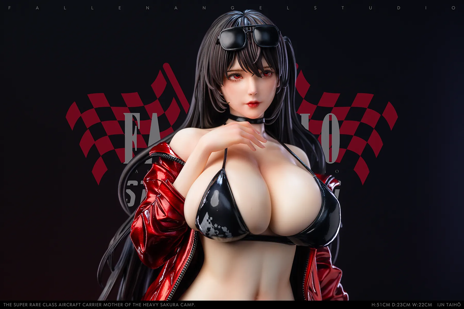 Taihou - Racing Suit and Cheongsam (Ver. C) 1/4 Scale Statue Set