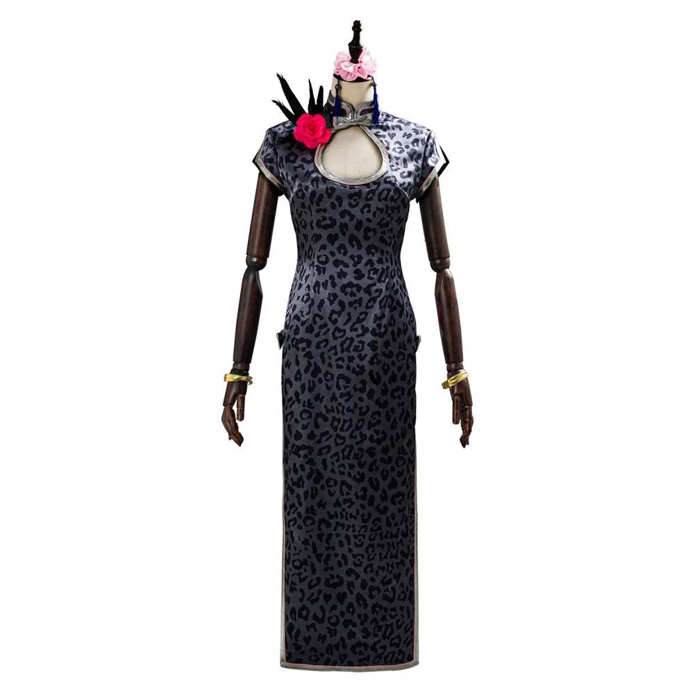 Tifa Lockhart Cheongsam Outfit Fantasy VII Remakes Cosplay Costume