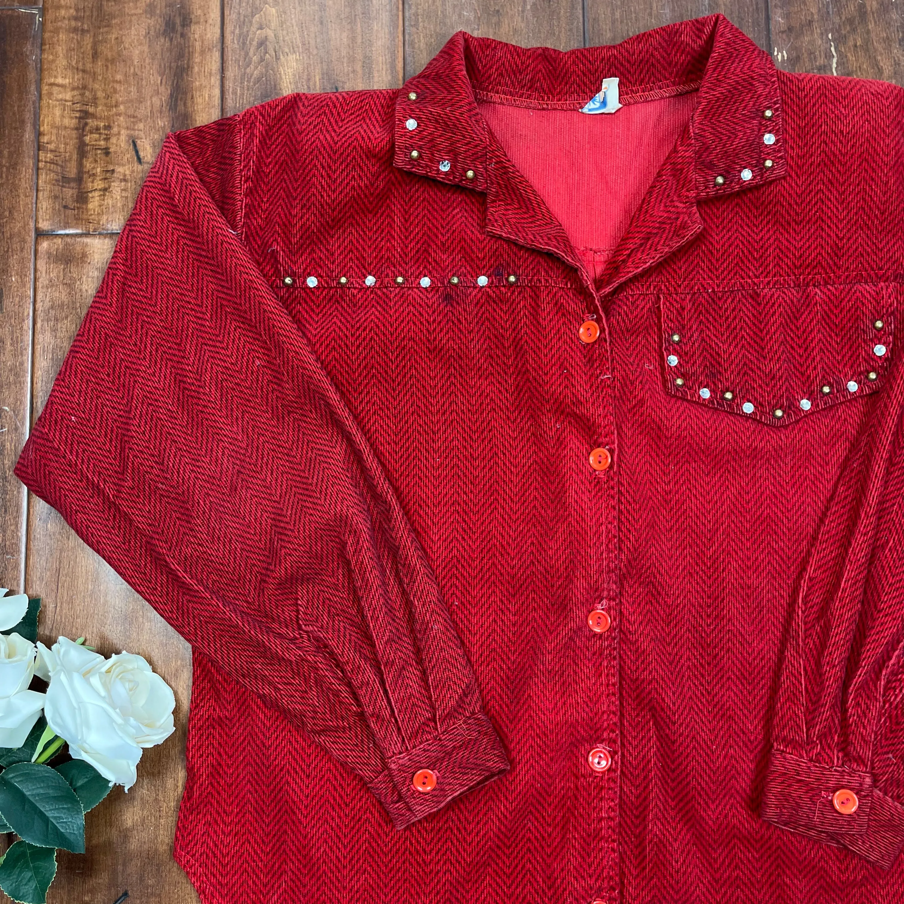 VINTAGE 80’S WESTERN STYLE BUTTON-UP