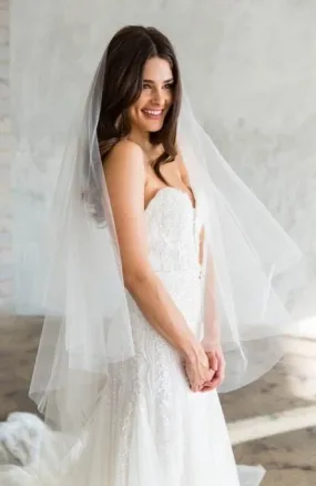 Vintage Blusher Extra Airy Bridal Veil Wedding Veil