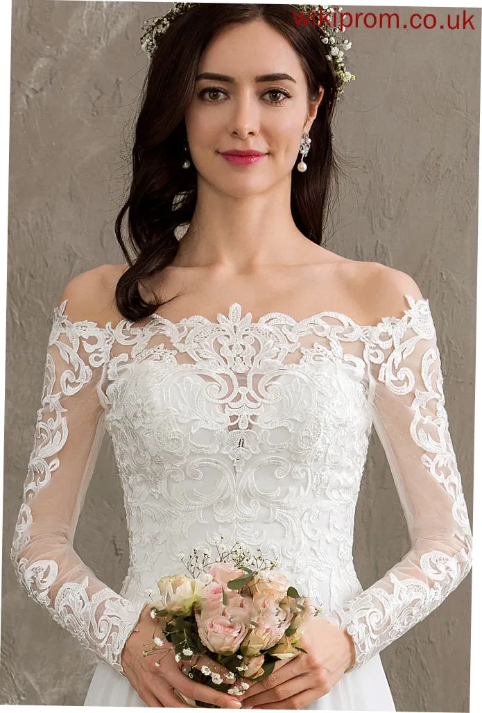 Wedding Chiffon Wedding Dresses Sara Floor-Length Dress A-Line