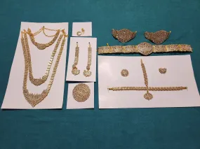 White Stone Full Set Jewelry I Imitation Jewelry