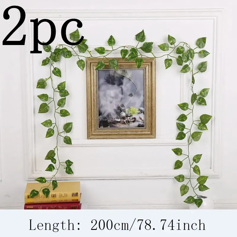 Wisteria Artificial Flowers Vine Garland Wedding Arch Decor Backdrop Fake Plants Foliage Rattan Trailing Faux Flowers Ivy Wall
