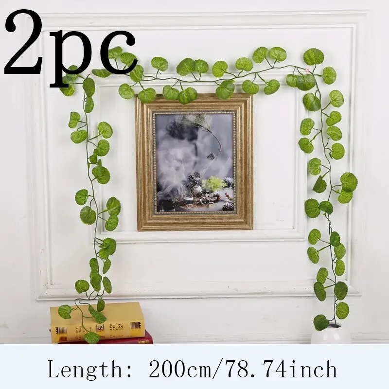 Wisteria Artificial Flowers Vine Garland Wedding Arch Decor Backdrop Fake Plants Foliage Rattan Trailing Faux Flowers Ivy Wall