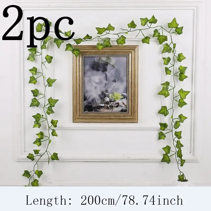 Wisteria Artificial Flowers Vine Garland Wedding Arch Decor Backdrop Fake Plants Foliage Rattan Trailing Faux Flowers Ivy Wall